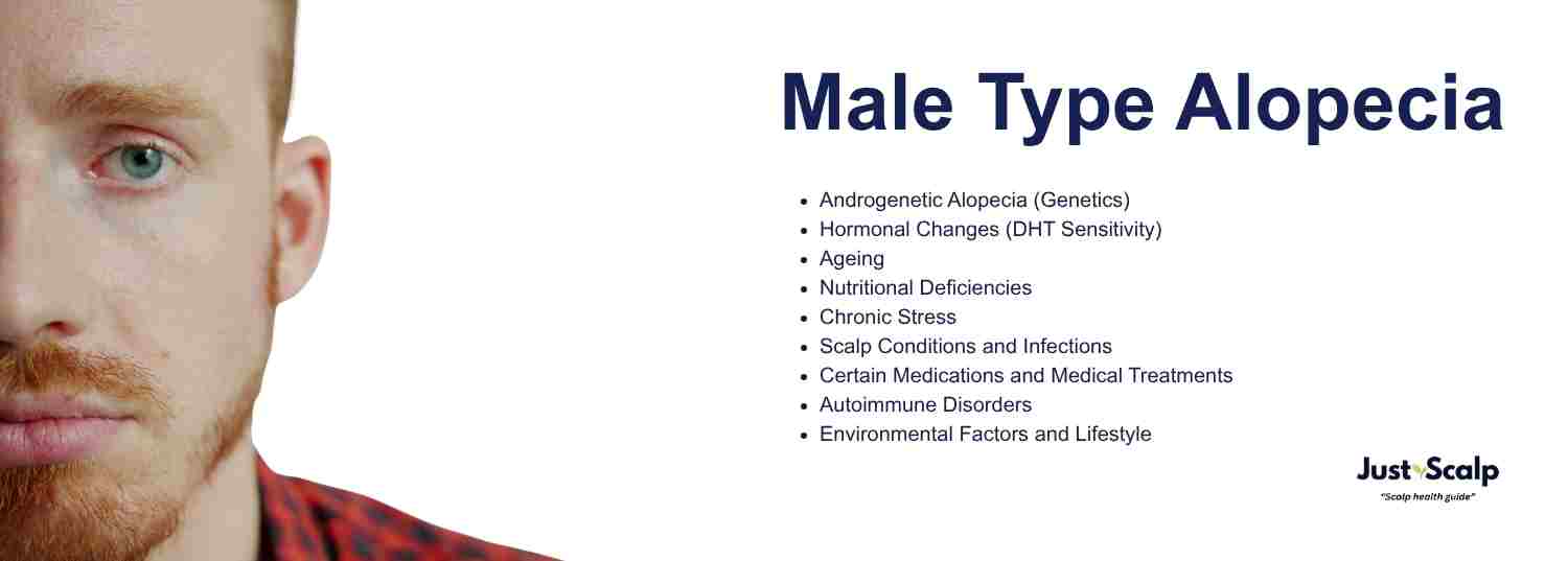 Male Type Alopecia Main Reasons